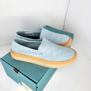 TOMS SUNSET MIST SLUB CHAMBRAY SIZE US 8 WOMEN